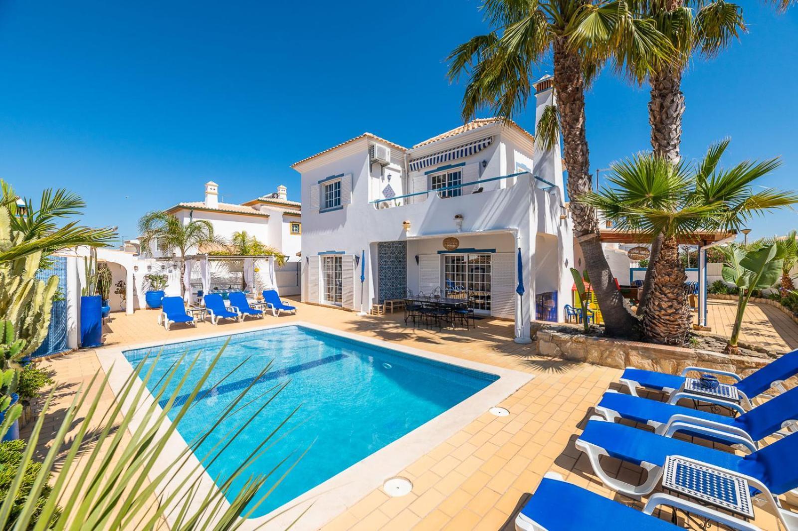 Villa Oasis Galé - 4bed with free wifi, AC, private pool, 5 min from the beach Albufeira Esterno foto